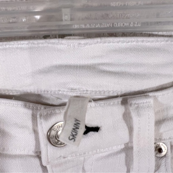 Rag & bone Skimny Jeans in Bright White Size 26 - Picture 8 of 10